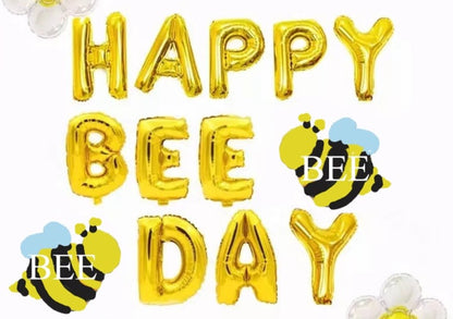 Balloons "Happy Bee Day"