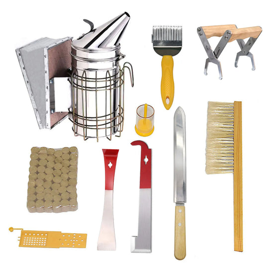 10Piece Beekeeping Tool Kit