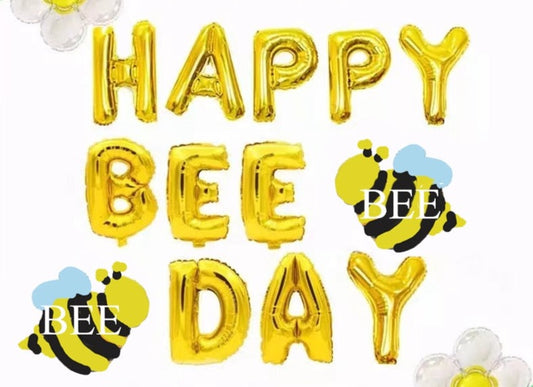 Balloons "Happy Bee Day"